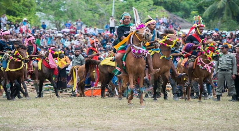 sumba, festival pasola