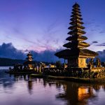 bali-sunrise-indonesia Danau Beratan in Bedugul - Bali