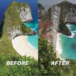 proyek kelingking beach kelingking beach