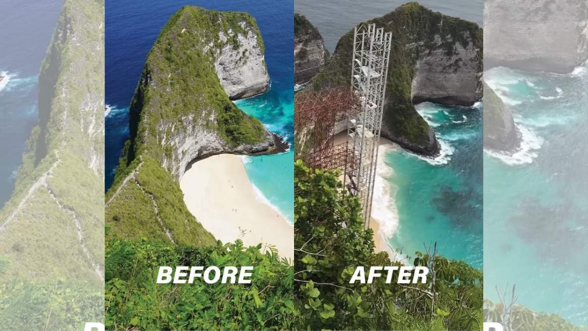 kelingking beach